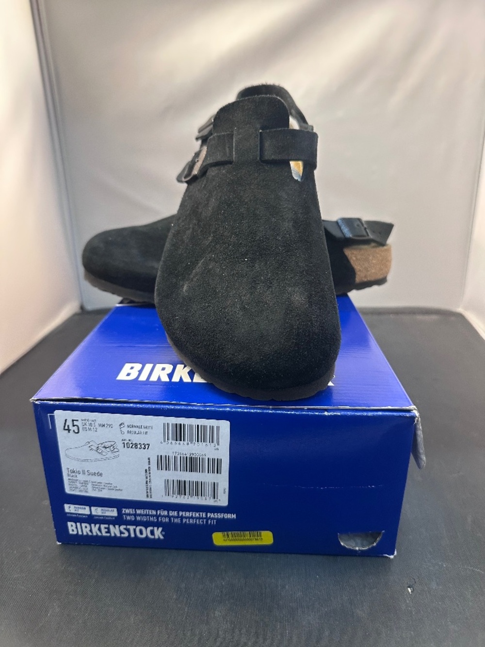 Birkenstock Tokio II Black SZ 45 UK 10.5 US M 12